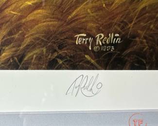 Limited Edition Signed TERRY REDLIN "Lifetime Companions"