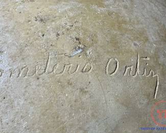 Historic Mata Ortiz Mexican Polychrome Turtle Decorated Pottery Bowl by EMETERIO ORTIZ R