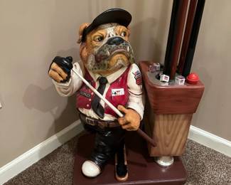 Bull Dog Cue (Pool Stick) Holder