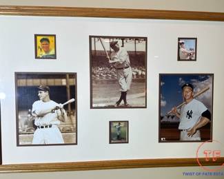 Lou Gehrig, Babe Ruth, and Mickey Mantle Framed Prints
