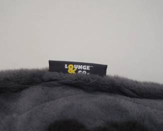 Lounge & CO Pillow 74"L x 53"W x 12" H Grey 