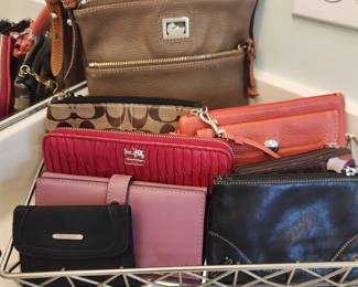 Coach and Dooney & Bourke Clutches and Wallets
