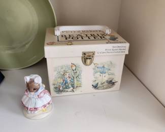 Beatrix Potter Book Set and Figurine
