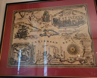 Vintage carnival map