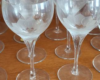 Rosenthal lotus glasses.