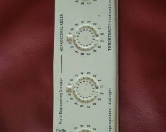 IBM vintage adding machine.