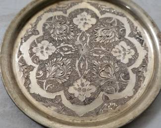 Persian sterling plate