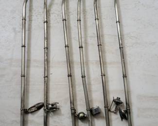 Antique sterling Juilep straws.