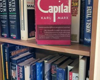 Vintage hardback books.