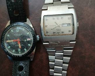 Rare Swiss watches. (DUGENA - ARMBANDUHR right).
