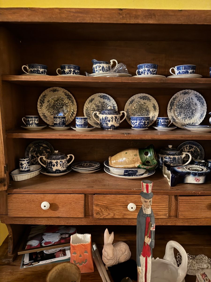 Inside cabinet
