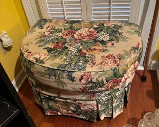 Upholstered ottoman