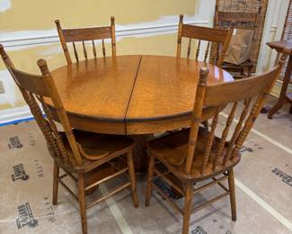 Vintage table and chairs