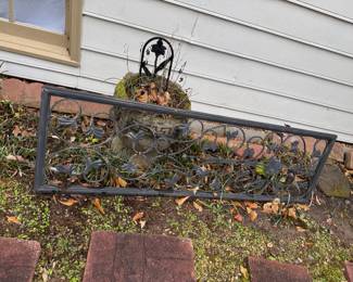 Metal garden decor