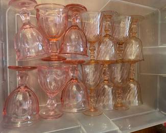 Vintage pink glasses