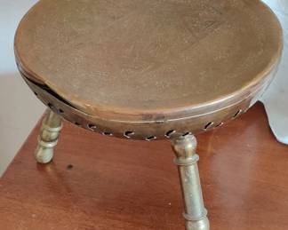 Brass Star of David stool- Middle Eastern design