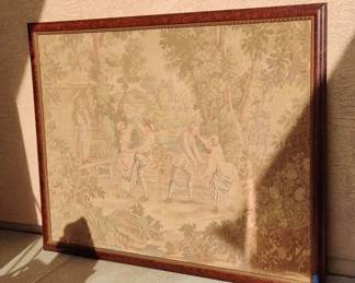 Vintage Framed Tapestry