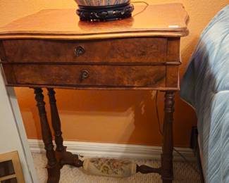 Antique sewing table