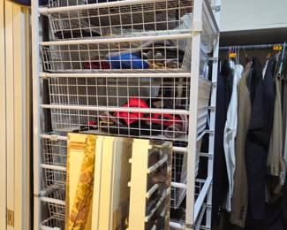 Closet organizers will be sold in sections
