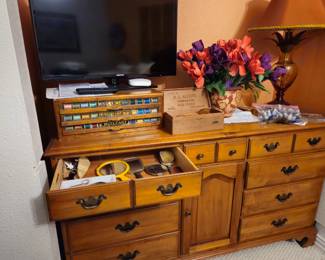 Hardrock maple dresser. 