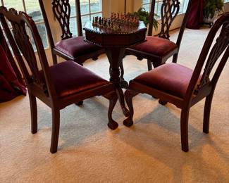 Game Table and Chairs