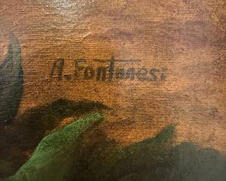 Antonio Fontanesi Painting