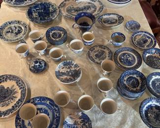 Lots of Liberty Blue from the 1970's