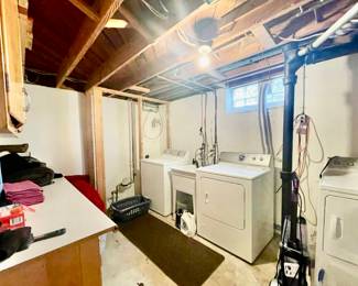 Newer White Washer and White Gas Dryer by Maytag - Extra Large Capacity