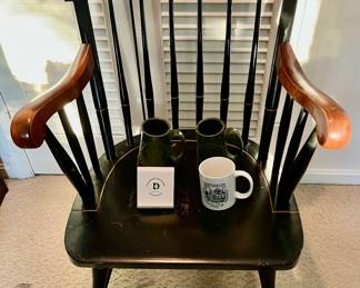 Dartmouth chair and memorabilia