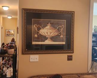 Wonderful framed art.