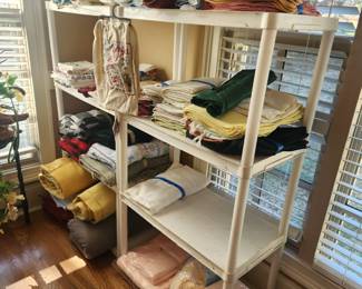 Tons of beautiful linens