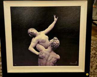 Eros style art,  signed