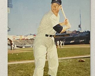 Vintage 1953 Mickey Mantle Batting Stance #111 Dormand Postcard