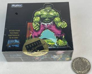 1992 Skybox Marvel Masterpieces 36 Pack Trading Card Hobby Box FACTORY SEALED