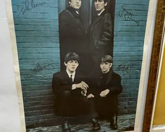 Vintage 1964 The Beatles London Palladium Royal Command Performance Poster NEMS