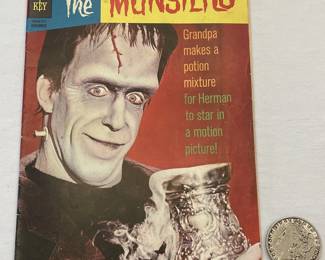 Vintage Nov. 1967 The Munsters No. 15 Gold Key .12 Cent Comic Book