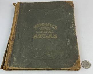 1873 Mitchell's New General Atlas, Containing Maps of the Various Countries of the World by Augustus Mitchell COMPLETE