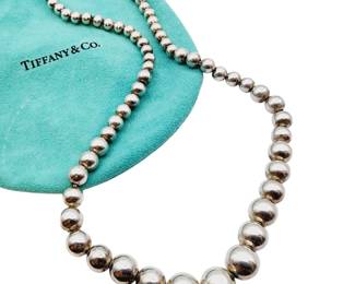Tiffany & Co. HardWear Sterling Graduated Ball Necklace