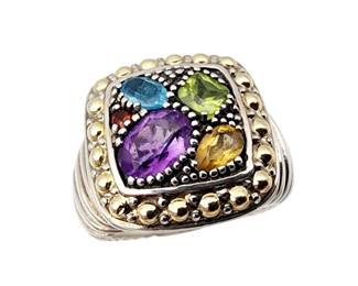 Effy Balissima 18k Gold And Sterling Multi Stone Ring