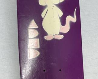 Purple 26in Custom Spray Painted The Brain Signed By ZTE