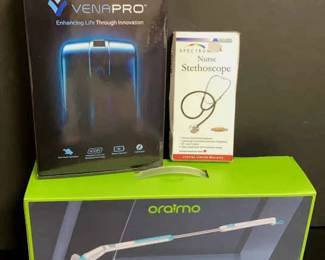 VENAPRO Vascular Therapy System, MABIS Spectrum Nurse Stethoscope , ORAIMO Scrubber Adjustable