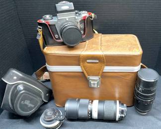 Ihagee Vx 1000 With Case And Lenses