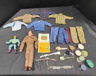 Gi Joe 1964 Action Figure and Skeletor Action Figure