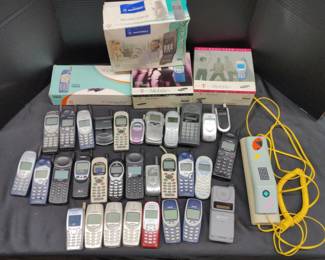 Various Vintage Mobile Phones From Nokia, Samsung, LG And Swatch 