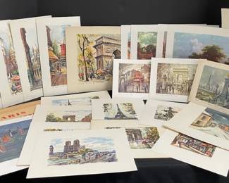 Collection of Paris French Art Prints