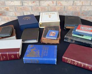 Various Edition Bibles And Study Materials 