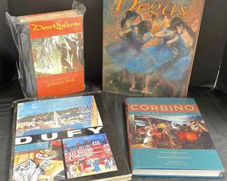 Various Large Coffee Table Art Books