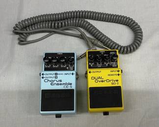 Boss Chorus Ensemble CE5  Boss Dual Overdrive SD2 Guitar Pedals 