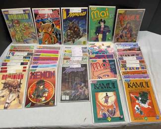 Various Eclipse Anime Comic Books Kami Xenon And More 