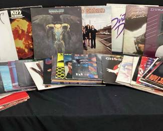 Classic Rock 80s Record Albums 